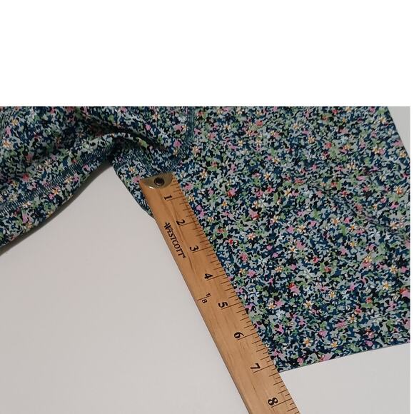 Sage Collective Set Sport Bra And Biker Short Floral Blue Static Ditsy XSmall‎ - Picture 8 of 13